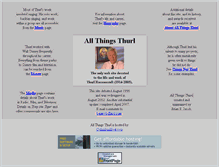 Tablet Screenshot of allthingsthurl.com